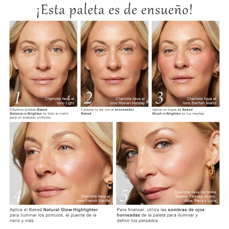 💝Kit de Inicio Horneado - Tuscan Dreams incluye la Paleta de Sombras de Ojos Multicolor Horneadas