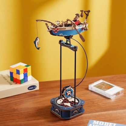 DIY Wooden Puzzle Gravity Swing Pendulum Toy Set