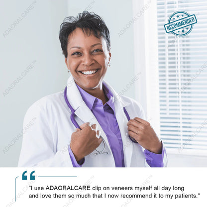ADAORALCARE™Clip-On Veneers — Instant, Custom Fit Smile in Seconds