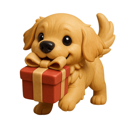 Fun Golden Retriever Advent Calendar 2025