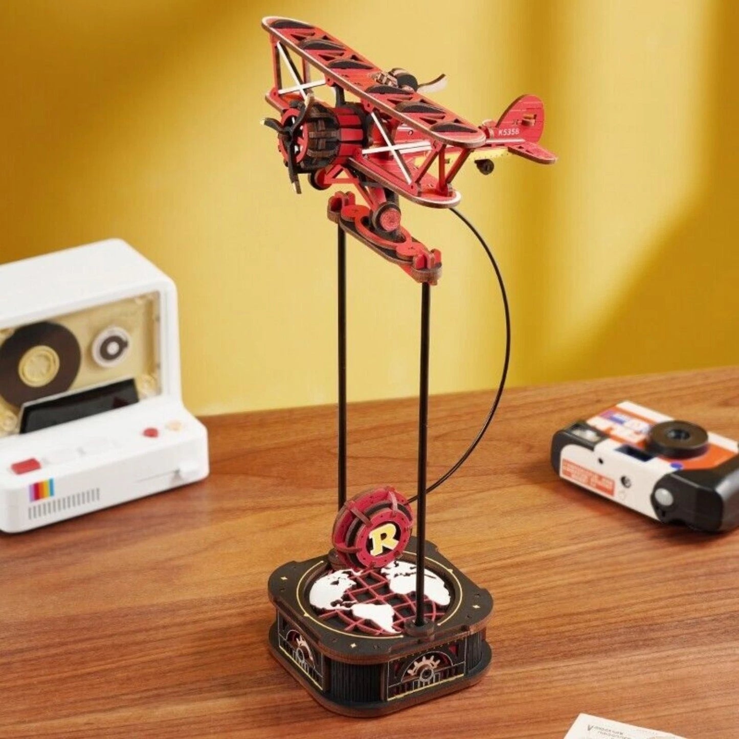 DIY Wooden Puzzle Gravity Swing Pendulum Toy Set